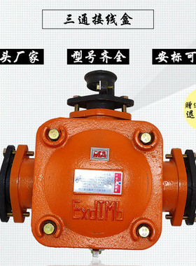 低压接线盒200A三通煤矿用隔爆型电缆分线盒BHD2-200/1140(660)