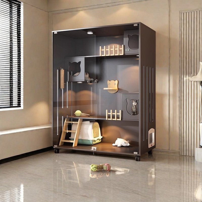 猫别墅猫笼子实木家用豪华室内猫舍猫屋猫柜超大自由空间猫咪房子,宠物/宠物食品及用品,猫笼子/猫别墅,淘宝优惠券,粉丝福利购,淘宝优惠卷