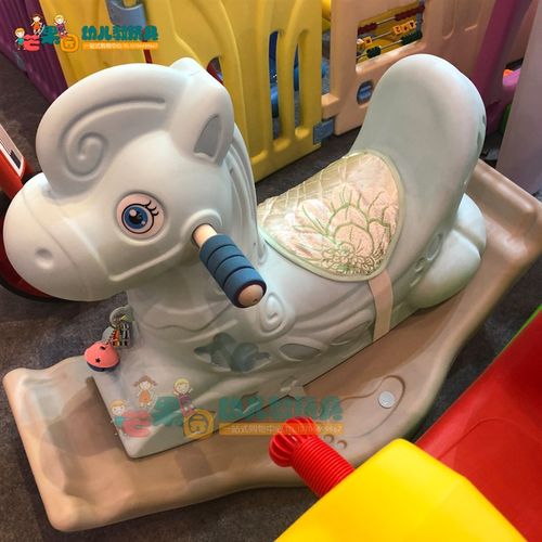 音乐摇马早教儿童摇摇马大号摇椅马儿童玩具幼儿园宝宝平衡小木马