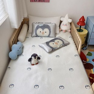 900D儿童冰丝席幼儿园可定做宝宝凉席 凉感A类软席软席可机洗 夏季