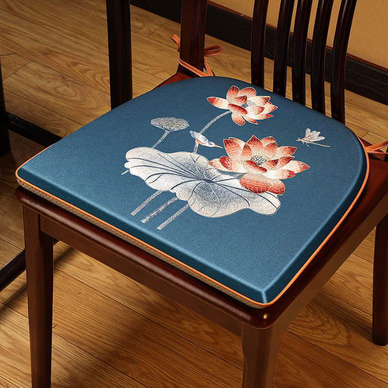 中式餐椅垫坐垫荷花花型垫子红木沙发座垫餐椅垫太师椅垫子茶椅垫,居家布艺,椅垫,淘宝优惠券,粉丝福利购,淘宝优惠卷