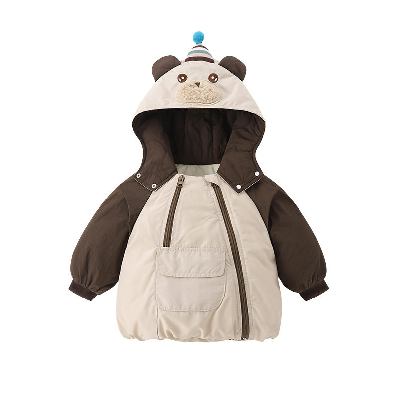 2025新款秋冬童装儿童冬季加绒棉袄男宝宝加厚冲锋衣休闲百搭,童装/婴儿装/亲子装,儿童冲锋衣,淘宝优惠券,粉丝福利购,淘宝优惠卷