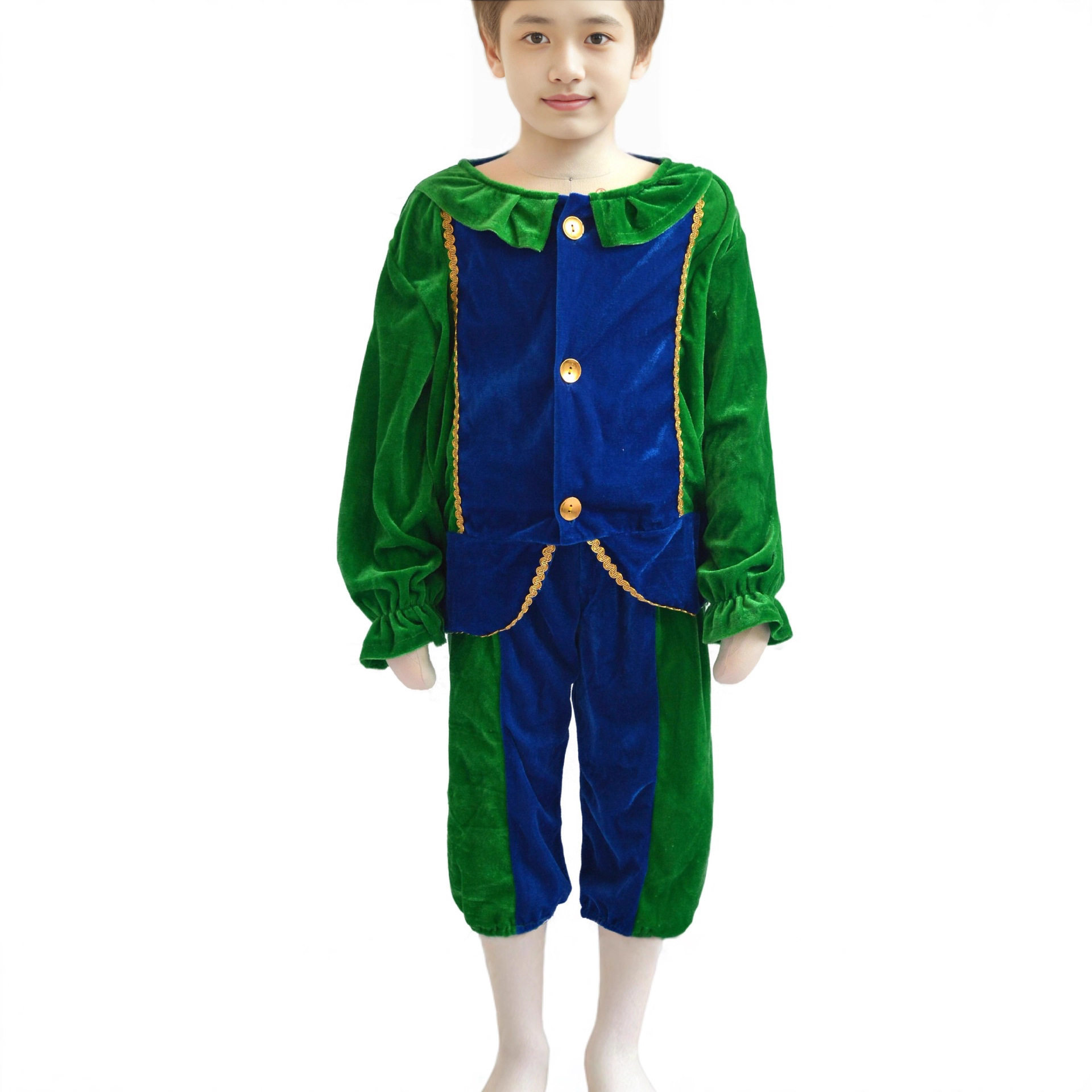 2026新款圣尼古拉斯节万圣节狂欢节派对服饰儿童男孩跨境COSP