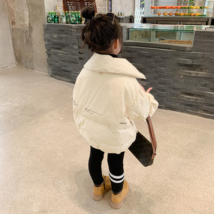 2026新款女童羽绒服洋气加厚外套韩范童装女孩冬装宝宝短款面