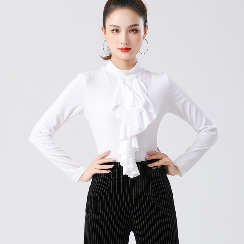 2026新款吉特巴水兵舞服装红色冬团队舞蹈服演出服跳舞上衣波浪衫