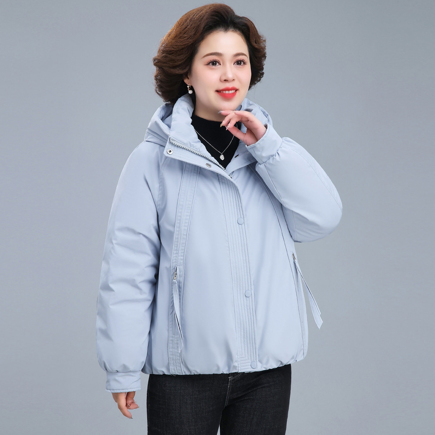 2026新款妈妈冬装羽绒棉服中年女士加厚棉袄中老年人秋冬棉衣