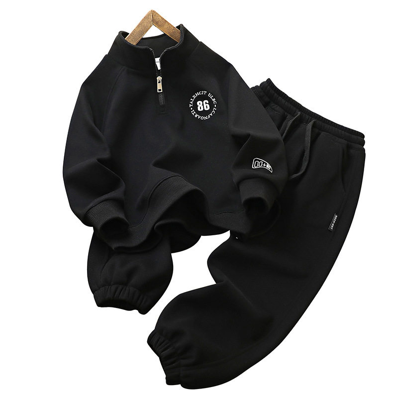 2026新款儿童套装男童春秋外套韩版运动童装中大童卫衣卫裤两