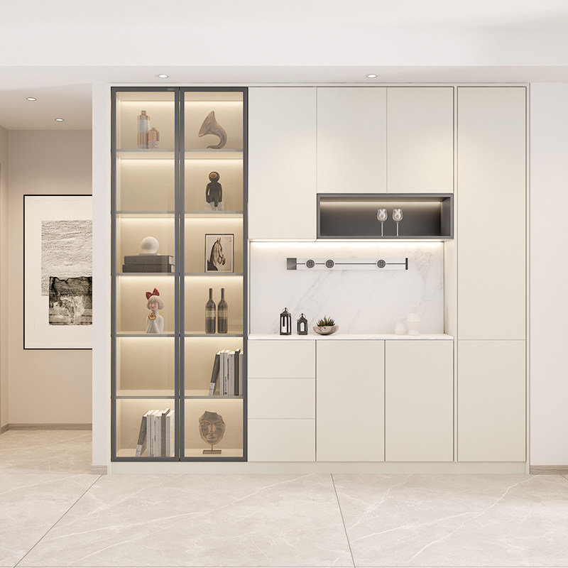 金牌衣柜全屋定制现代客厅餐柜饭厅柜子酒柜整体橱柜餐柜家俱组合,全屋定制,定制餐边柜,淘宝优惠券,粉丝福利购,淘宝优惠卷