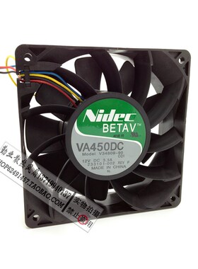 。Nidec 12CM 12038 3.3A汽车改装 V34809-90风力超大超暴力