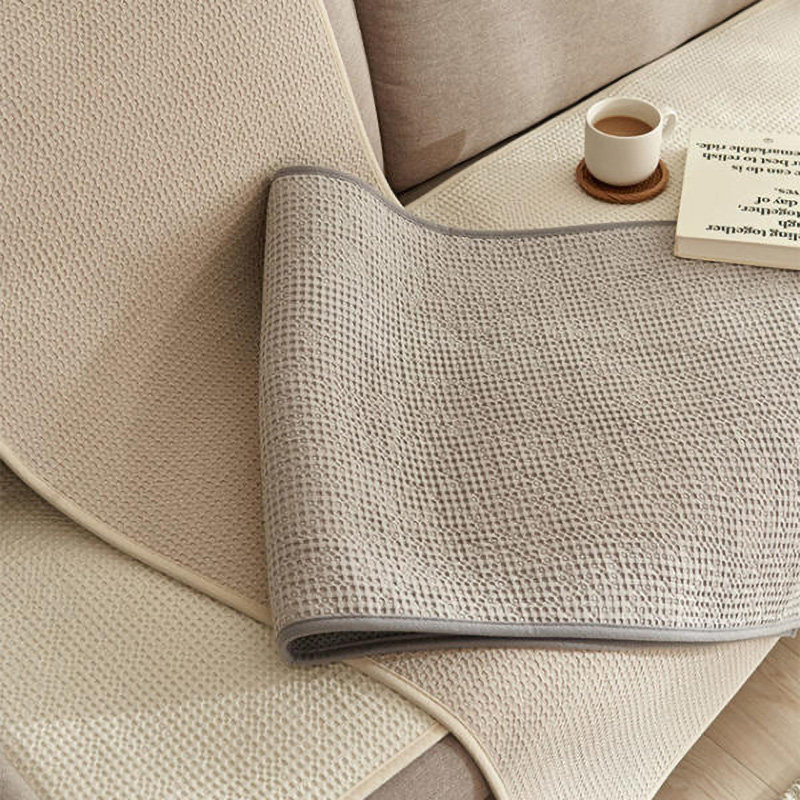 韩国莫代尔欧式客厅沙发垫夏季防滑四季通用组合皮沙发巾坐垫子