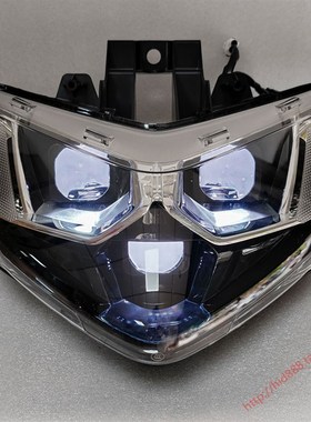 适用于新款赛鹰125大灯JYM125T-2C前大灯总成改装激光LED双光透镜