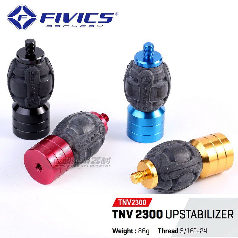 飞比克弓把减震球棒配重韩国FIVICS TNV2300反曲弓身防震胶配重头