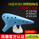 塑料陶笛 12AC陶笛 防摔陶笛 风雅12孔中音C调陶笛 风雅塑胶陶笛