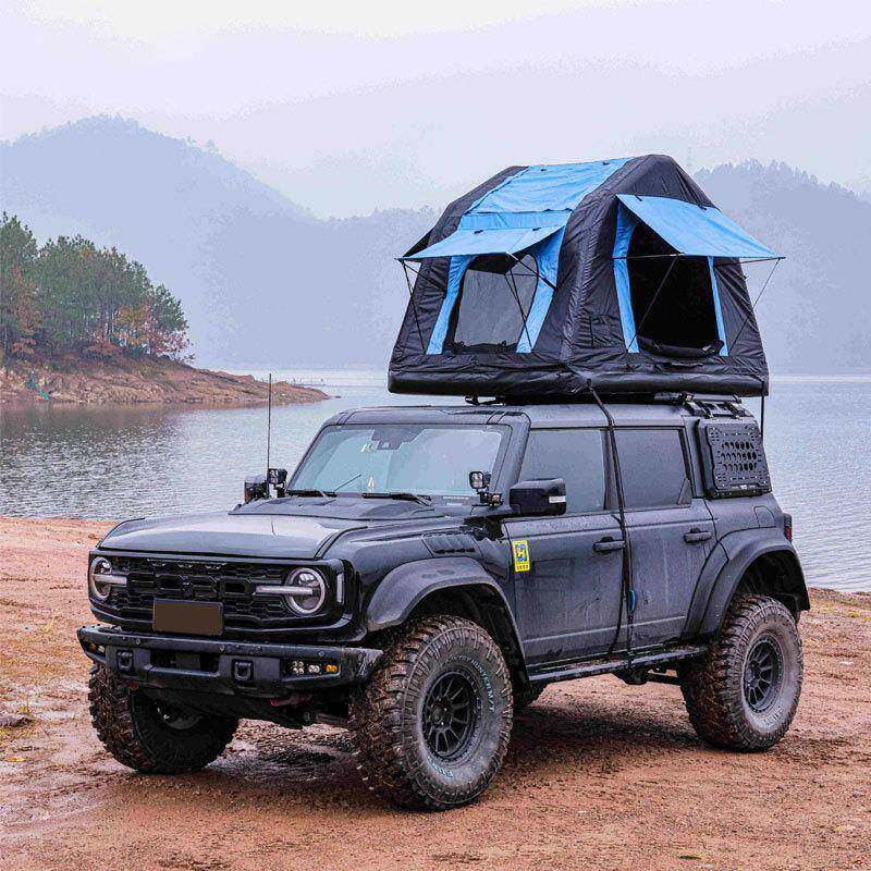 TRD充气车顶帐篷suv车顶折叠帐篷坦克300越野车载露营帐篷