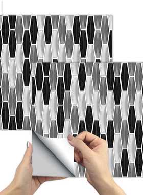 AMJwish新款仿3D滴胶瓷砖贴纸 pvc卫浴防水防潮墙贴FDJ01