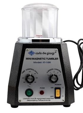 KT100磁力抛光机电磁式首饰抛光打磨去毛刺金属硬塑工件抛光机