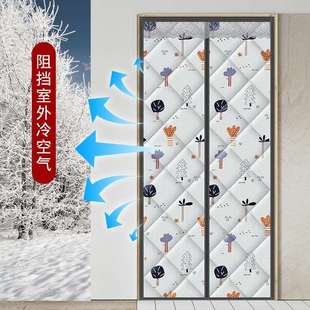 室外防水棉门帘加厚秋冬防风御寒冬天保暖挡风