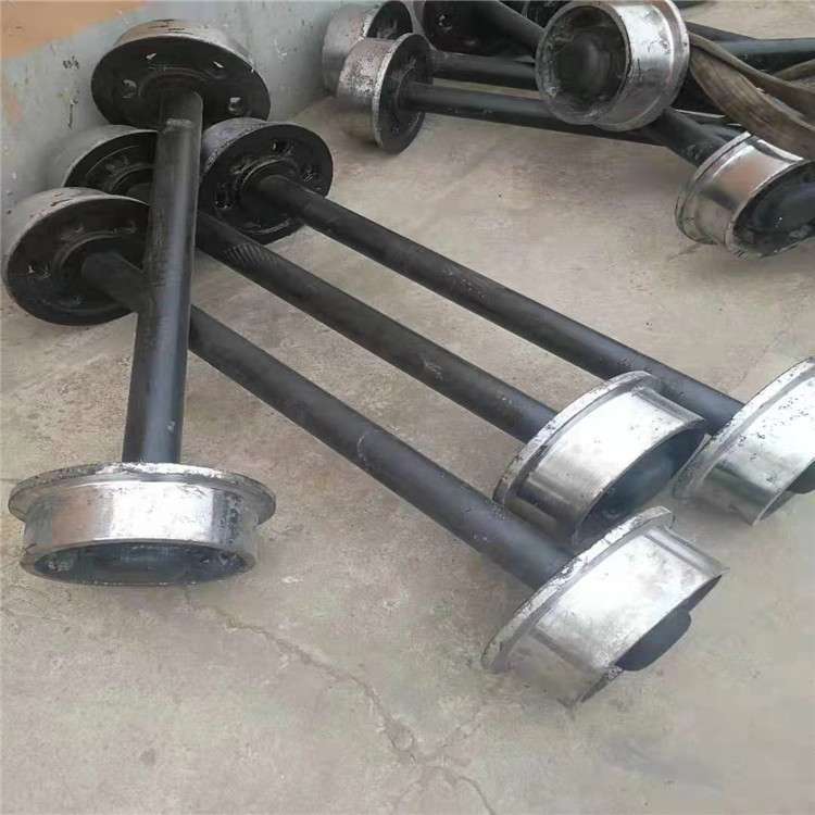 山东厂家供应矿车轮对 煤矿平板车轮对 可大量供应 350mm直径矿车