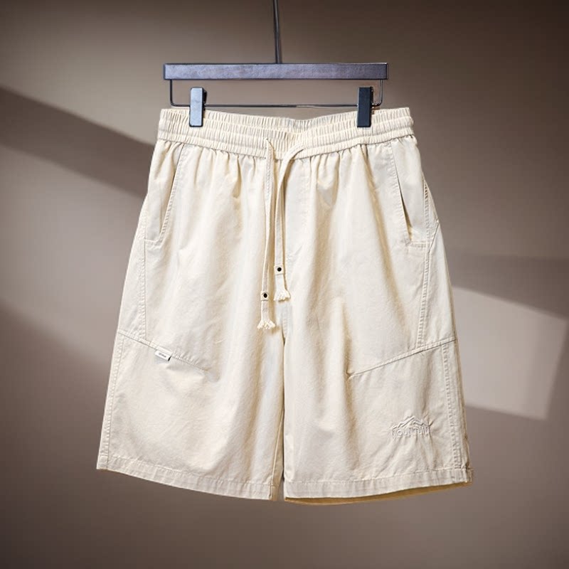 美式复古潮流工装短裤男夏季2026新款户外休闲刺绣五分裤子男款夏
