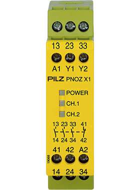 PILZ皮尔兹安全继电器 774300 PNOZ X1 24VAC/DC 3n/o 1n/c