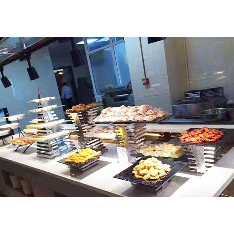酒店自助餐台食物展示架甜品台摆件套装冷餐茶歇摆台蛋糕点心架子
