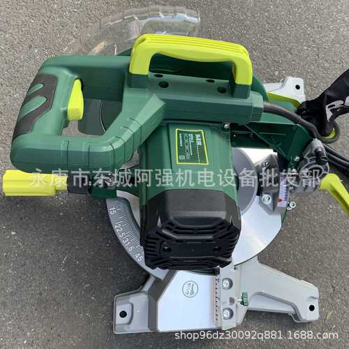 弘正H255-2锯铝机10寸255齿轮式切割机木材铝材界铝机45度斜切割