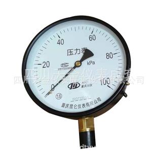 重庆川仪压力表微压表膜盒压力表重庆川仪压力表YE1500-100KPA