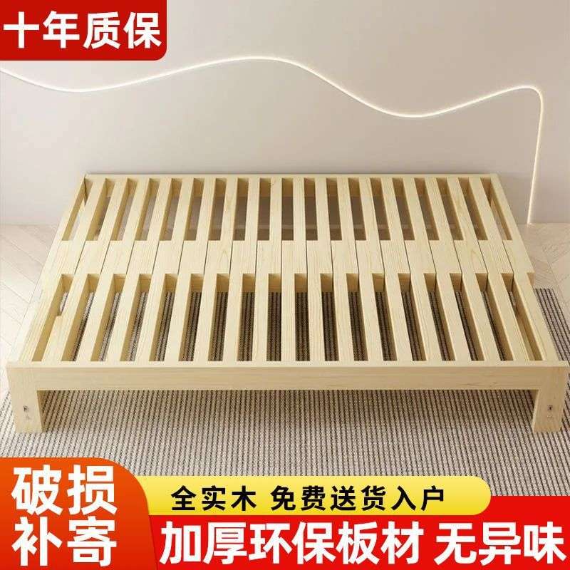 实木沙发床多功能折叠床抽拉床蹋蹋米床沙发床一体两用伸缩床工厂