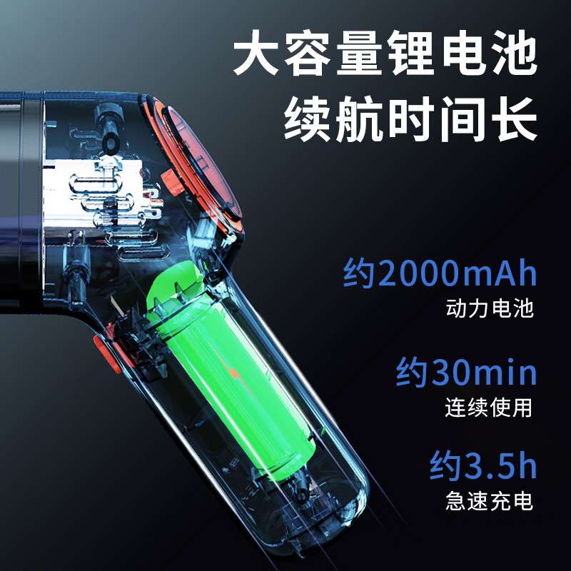 宠物用品电动除毛器猫毛狗毛粘毛清理器家用无线吸尘器吸毛器便携