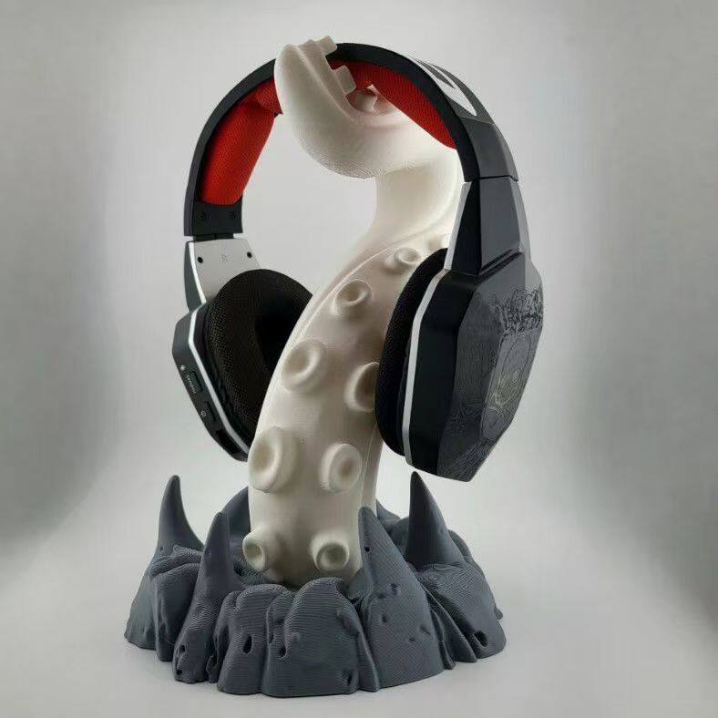 克苏鲁耳机支架3d打印章鱼足耳机挂架炫酷创意触手电竞桌面支架