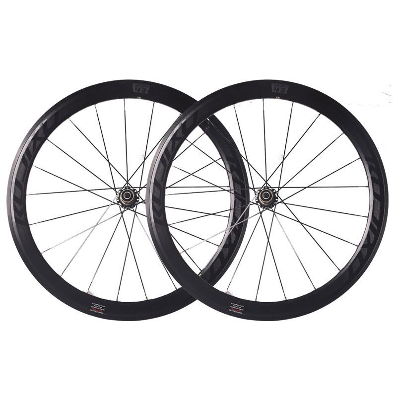 700c 50MM框高RUJIXU锐杰逊直拉破风辐条公路自行车轮组V/C刹圈刹