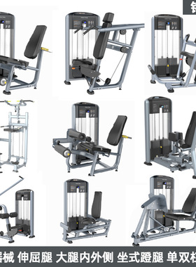 力量健身器材多功能综合训练器械小飞鸟推胸蹬腿健身房Fitness