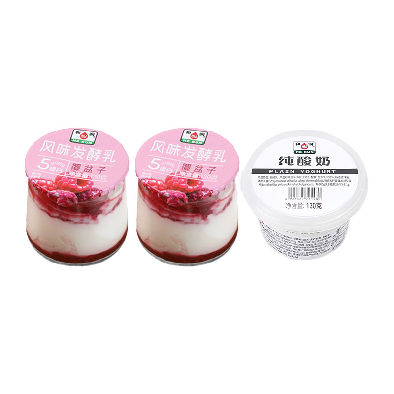 和润双层果酱覆盆子+纯酸奶