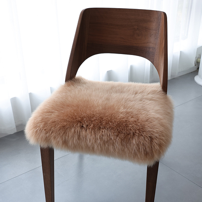 小沙长毛绒羊毛沙发垫椅垫方垫坐垫凳子垫餐椅垫电脑椅垫坐垫座椅