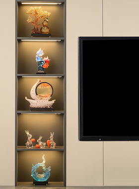 家里高档酒柜餐边柜装饰品摆件套装组合现代家居客厅办公室工艺品