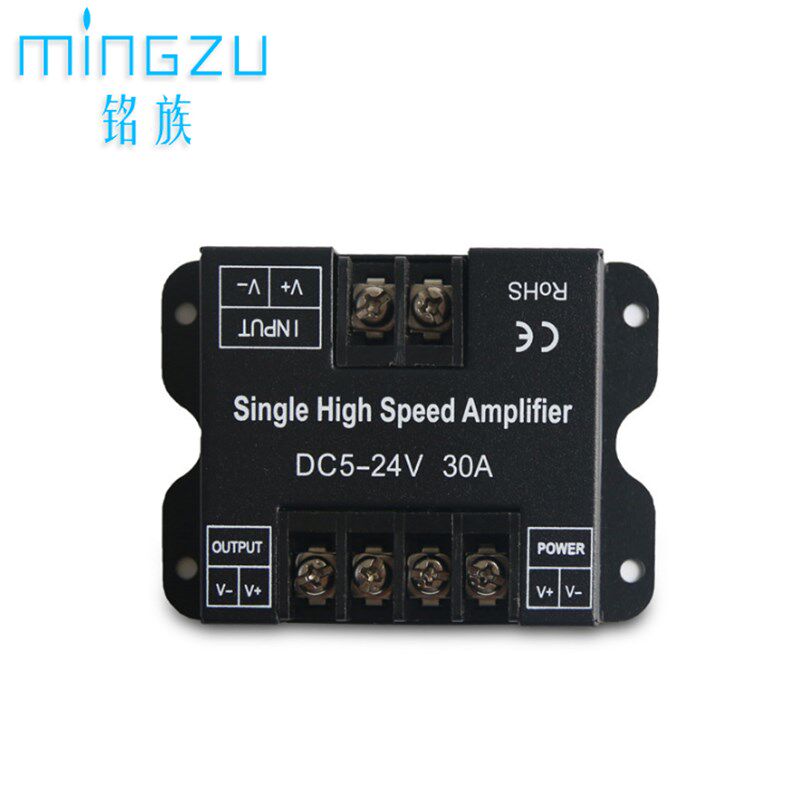 led放大器12v24单色灯带灯条广告字招牌功率中继扩展同步调光控制