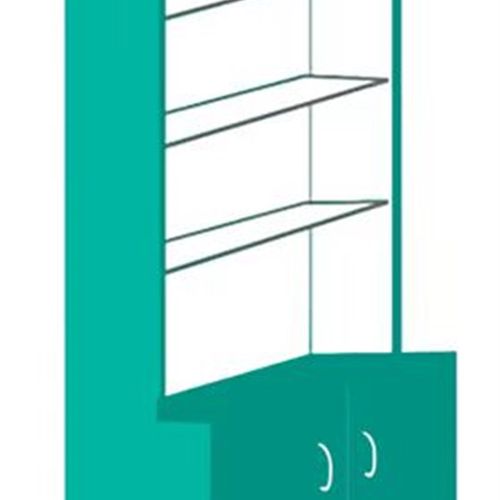 木质回盛兽药专用货架前台柜药店诊所农资展示柜玻璃药柜中岛柜