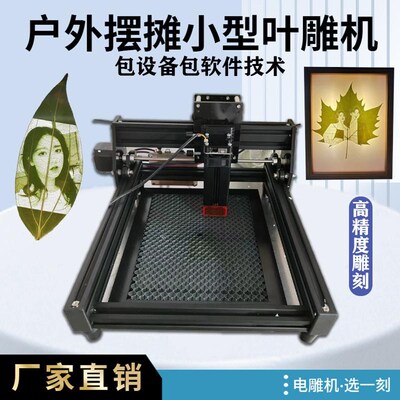 叶雕机树叶激光雕刻小型全自动摆摊叶子打印照片设备机器私人定制