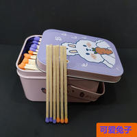 MATCHES Creative, personalized, retro, 10CM extended scented candle, disposable safety matches, flame, deluxe set thumbnail 7