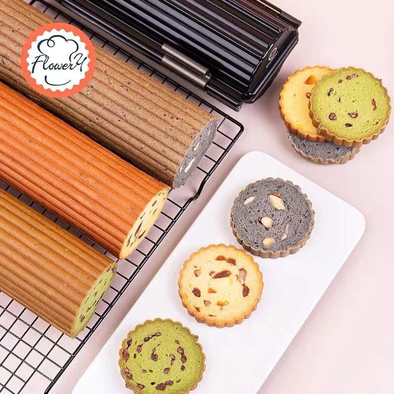 风和日丽年轮吐司模具 不沾带盖吐司盒花型 MY20241商用吐司模具