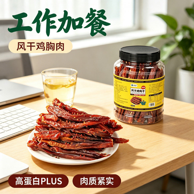 小鸡海蒂鸡肉干500g鸡肉干条