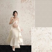 侘寂风斑驳水泥墙背景纸破旧墙面影棚商拍孕妇仿墙面婚纱背景纸