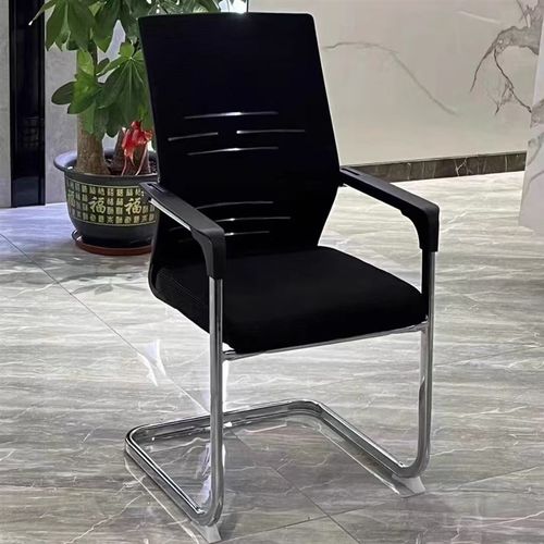 电脑椅家用办公椅弓形会议椅职员椅学生椅网布坐垫(整箱发货)