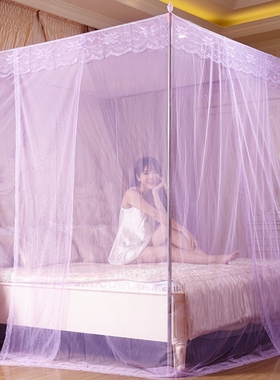 带支架蚊帐1.5m床家用1.8x2.0米2021年新款夏天1米2床一米五八