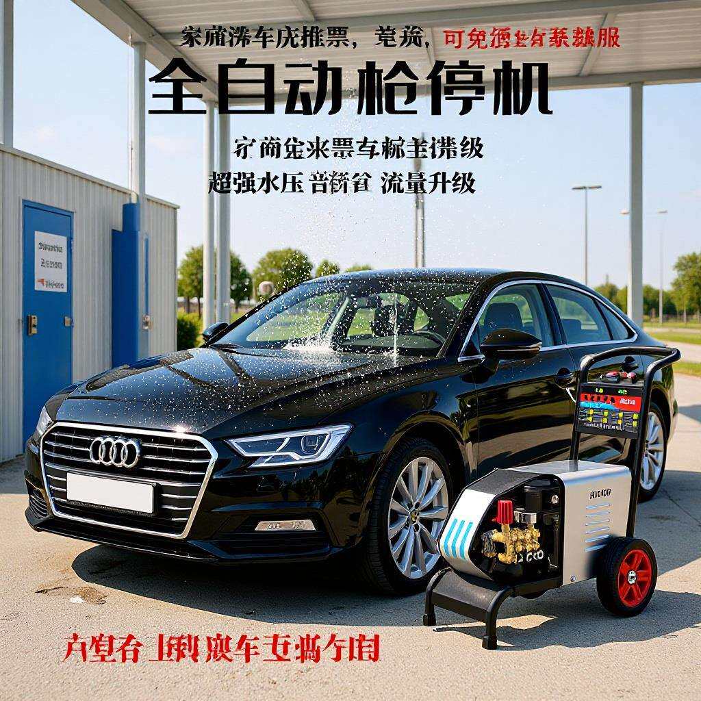 黑猫洗车器高压洗车机全自动家用清洗机220V大功率刷车泵养殖场