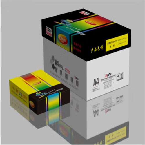 金丝雀APP彩色复印纸80克A4彩色打印纸 儿童折纸双面打印80g红/蓝