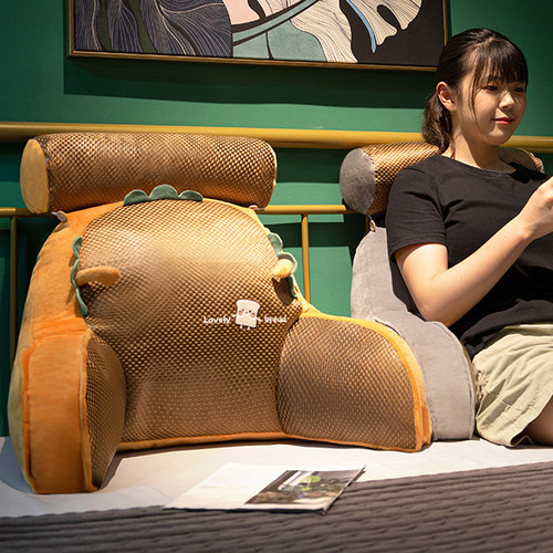 夏季凉席床头靠背软包沙发大靠垫宿舍床上靠枕床靠护腰抱枕腰枕头