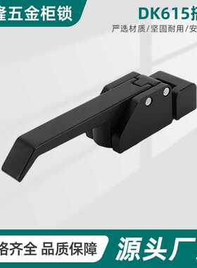 销售不锈钢DK615五金塔扣黑色  把手锁烤箱蒸柜 上偏心杠杆锁