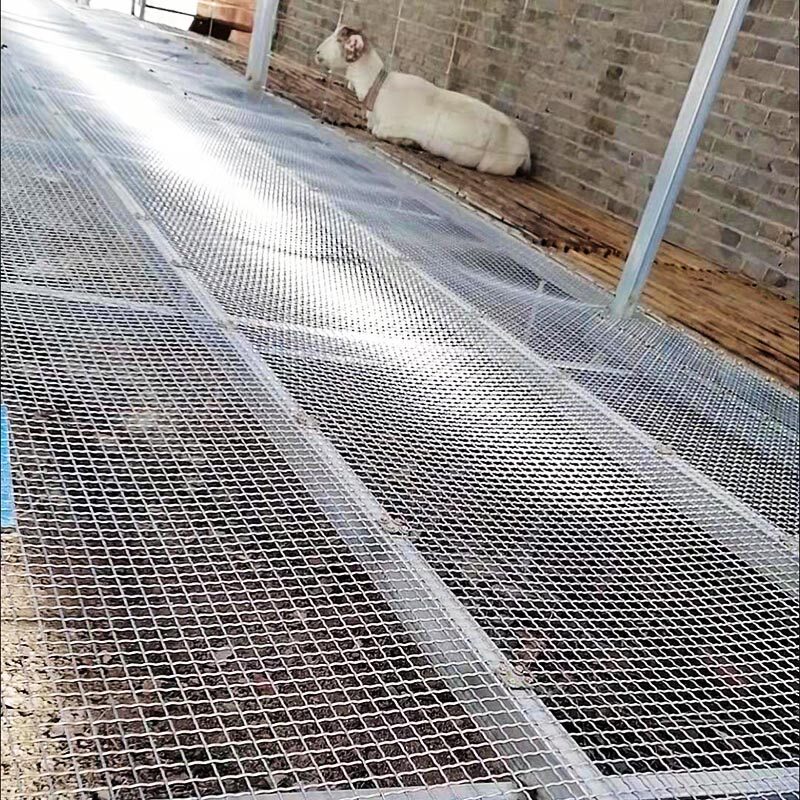 羊床漏粪网 热镀锌钢丝粪猪床羊床钢网漏丝网养殖钢丝围栏网
