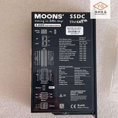 MOONS'鸣志步进伺服电机驱动器 SSDC系列 SSDC06-4XU-ECX